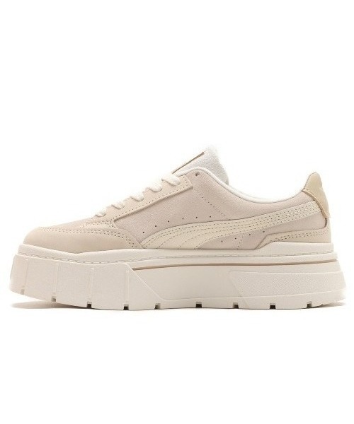 「PUMA」 ローカットスニーカー 25.0cm グレー レディース_画像3