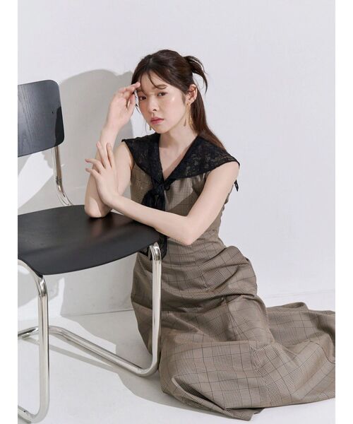 【定価17,600円】MERCURYDUO マーキュリーデュオ ワンピース MERCURYDUO（マーキュリーデュオ） ワンピース セーラーカラーノースリ