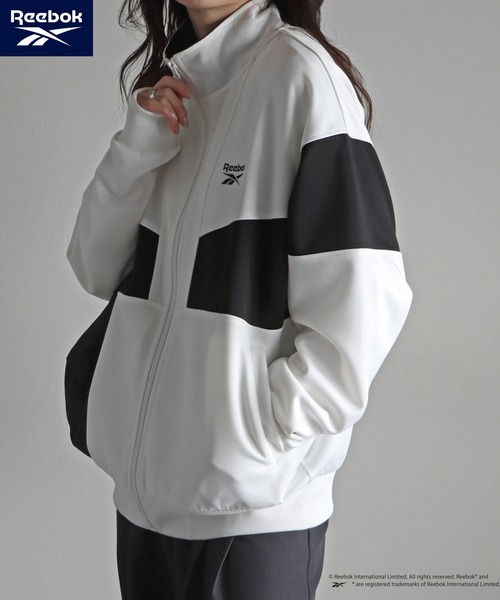 「COURO」 「Reebok」ジャージブルゾン L ブラック レディース_画像2