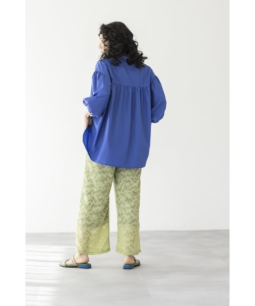 「OSMOSIS」 半袖ブラウス ONE SIZE ブラック レディース_画像5