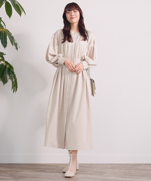 「LADYMADE」 長袖ワンピース FREE ライトベージュ レディース_画像3