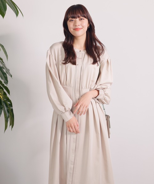 「LADYMADE」 長袖ワンピース FREE ライトベージュ レディース_画像5