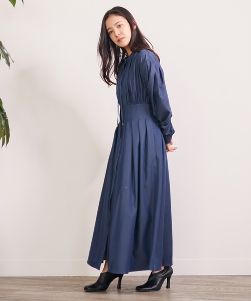 「LADYMADE」 長袖ワンピース FREE ライトベージュ レディース_画像8