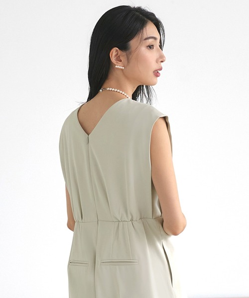 「RUIRUE BOUTIQUE」 パンツスーツ M ダークネイビー レディース_画像2