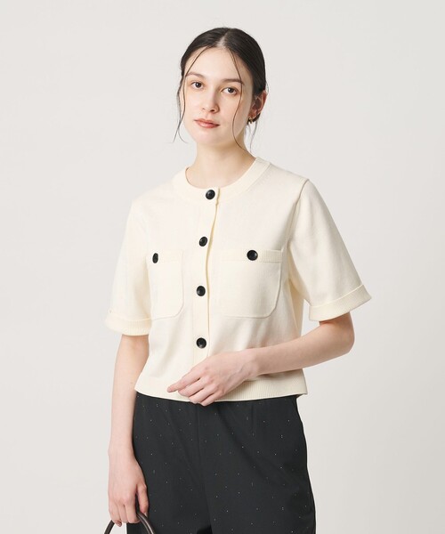 BEAUTY＆YOUTH UNITED ARROWS カーディガン 夏 半袖 ポケット ハーフ