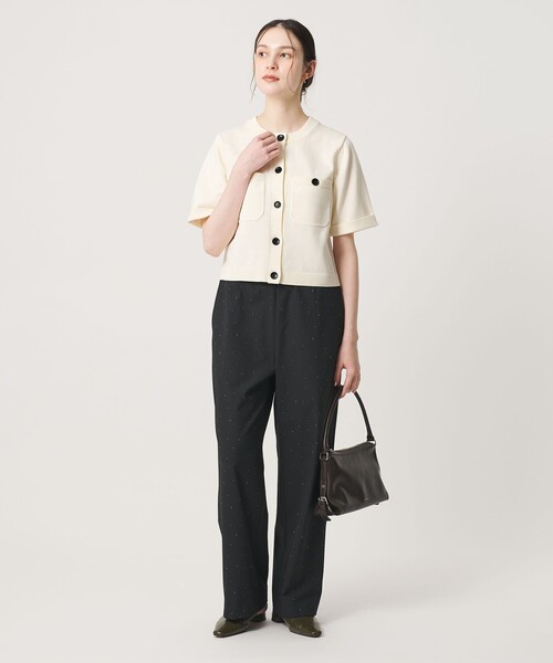 BEAUTY＆YOUTH UNITED ARROWS カーディガン 夏 半袖 ポケット ハーフ