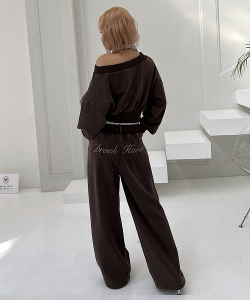 「SPIRALGIRL」 スウェットパンツ FREE グレー レディース_画像7