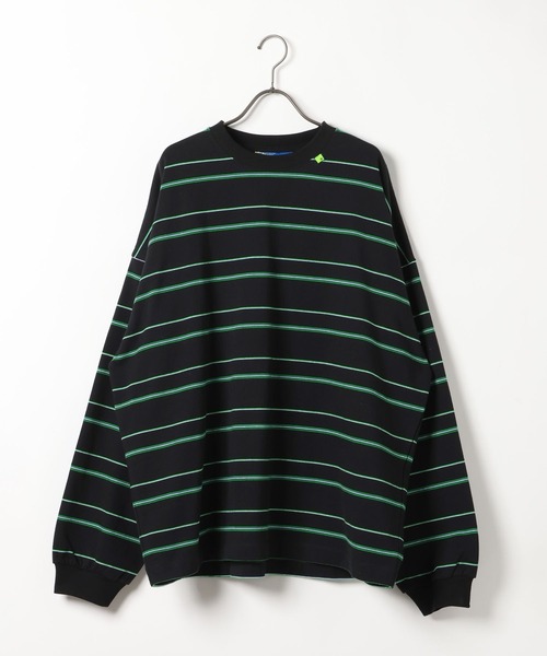 「GEORGE'S」 長袖Tシャツ LARGE ライトグレー メンズ_画像4