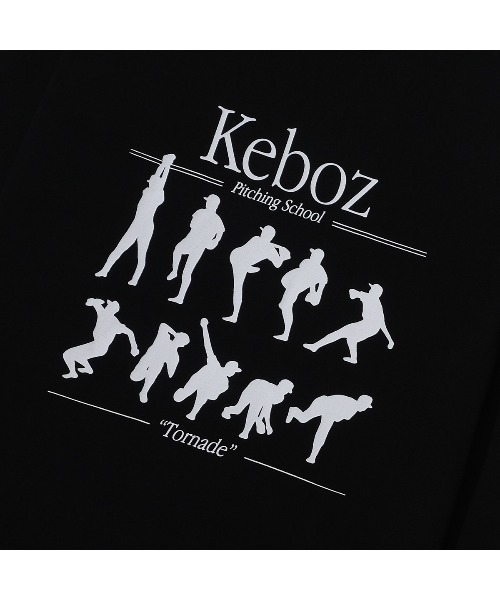 「KEBOZ」 長袖Tシャツ M ネイビー メンズ_画像3