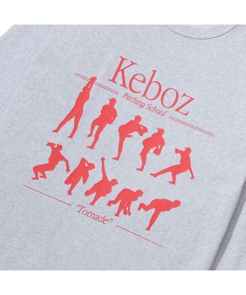 「KEBOZ」 長袖Tシャツ M ネイビー メンズ_画像4