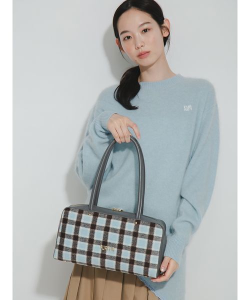 FURFUR（ファーファー） ショルダーバッグ バッグ チェック柄スクエア