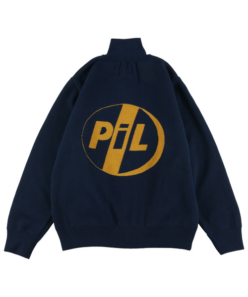 激レア　KNIT GANG COUNCIL 'PIL' KNIT BLOUSON Sync. セーター ニット KNIT GANG COUNCIL ”PIL” BLOUSON ”LOGO