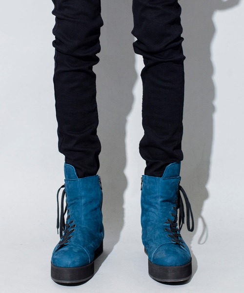 NO ID.（ノーアイディー） ブーツ 「NO ID.」High Cut Side Lace-Up