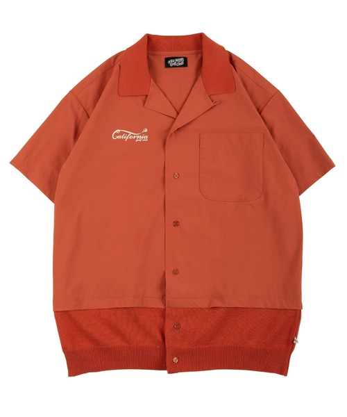 Re:room California Golf Club シャツ ニットスイッチング
