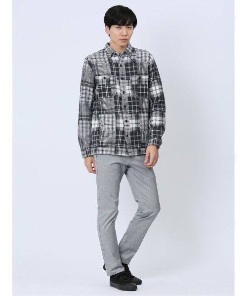 renoma HOMME シャツ 「綿100%」レノマ オム パッチワーク