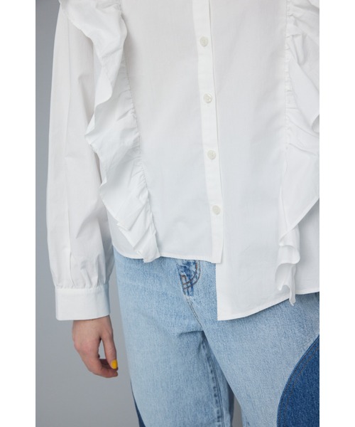 HeRIN.CYE tシャツ Many frill shirt メ二ーフリルシャツ