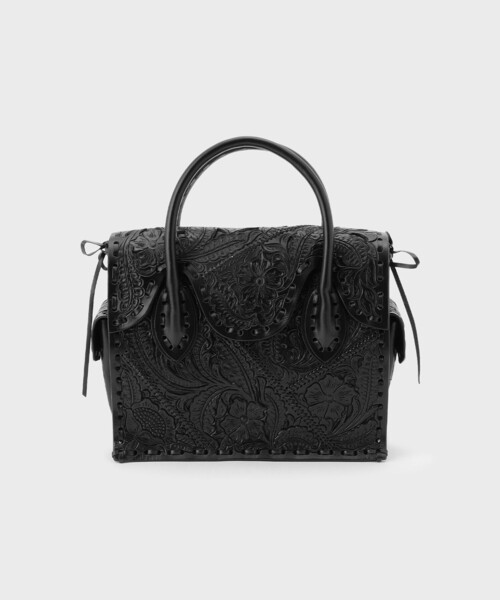 Carving Tribes ネイビー ハンドバッグ Carving Tribes（カービング トライブス） WOMEN GRACE