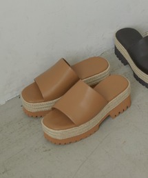 【chel】ACYM サンダル　ブラック L ACYM サンダル Layered sole jute レディース : ZOZOTOWN Yahoo