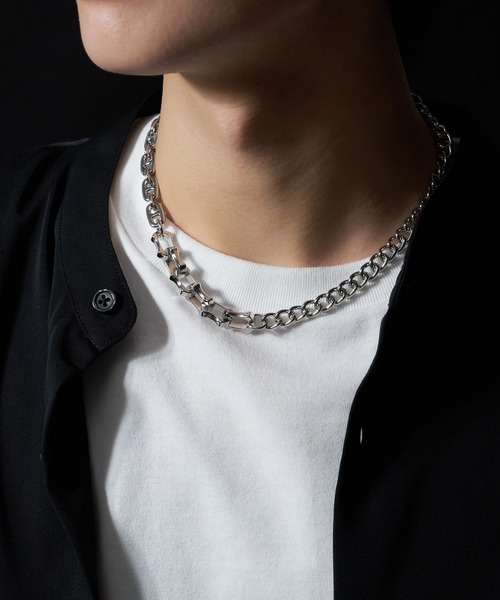WEGO（ウィゴー） ネックレス WEGO/ミックスチェーンネックレス メンズ