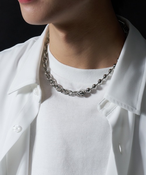 WEGO（ウィゴー） ネックレス WEGO/ミックスチェーンネックレス メンズ