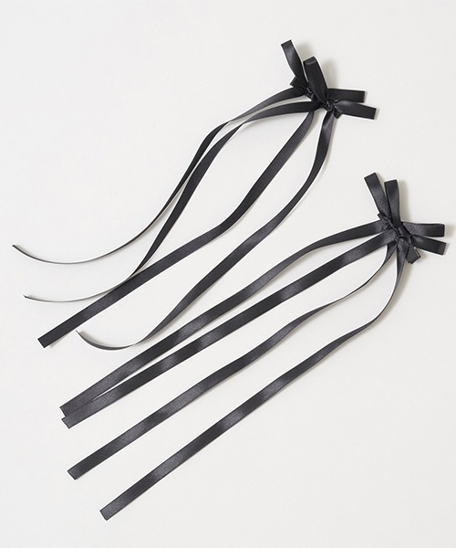 ロングリボンヘアクリップ2Pセット : ZOZOTOWN Yahoo!店 - 通販