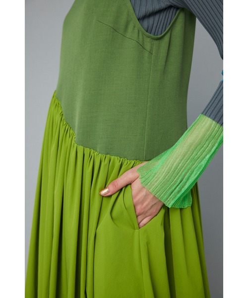 HeRIN.CYE ワンピース Balloon hem volume dress バルーンヘム