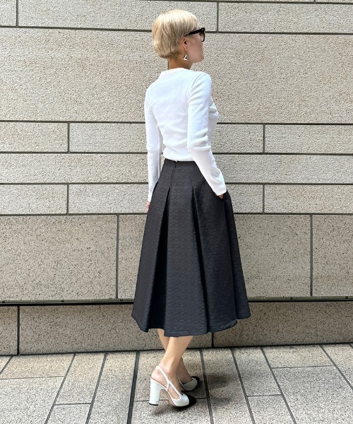お値下げ本日まで【BLAMINK】タックタイトスカート AMERICAN HOLIC スカート 針抜きリブタイトスカート : ZOZOTOWN