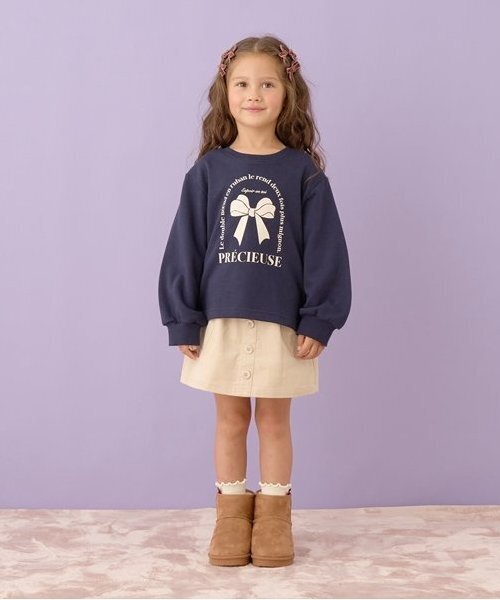 パンツ ハートポケットコーデュロイスカパン キッズ 子供服 女の子