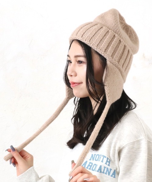 Per sist ence ニット帽 ニットキャップ サステナブルフライト