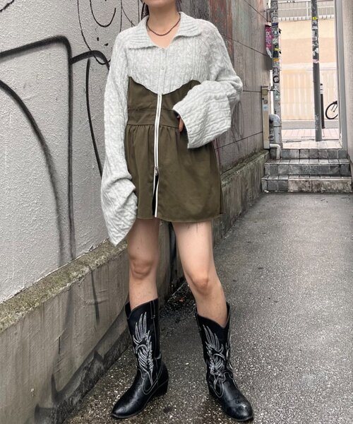 未使用etsinta シエンタリメイクミリタリービスチェニット