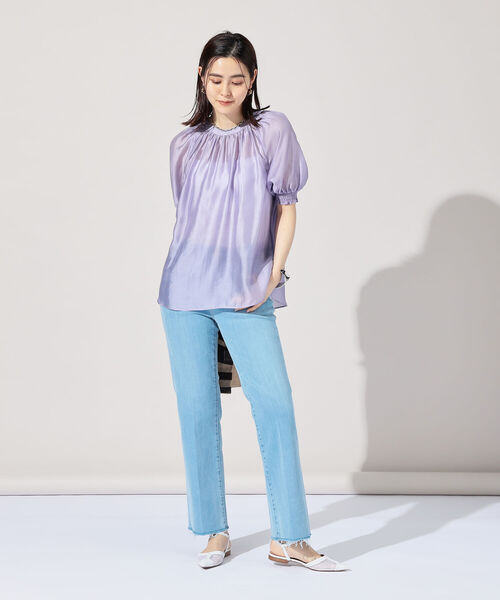 「NOLLEY'S Sophi」 ノースリーブブラウス 36 オフホワイト レディース NOLLEY'S Sophi 「NOLLEY'S Sophi」 半袖ブラウス 36 オフ