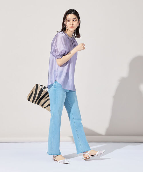 「NOLLEY'S Sophi」 ノースリーブブラウス 36 オフホワイト レディース NOLLEY'S Sophi 「NOLLEY'S Sophi」 半袖ブラウス 36 オフ