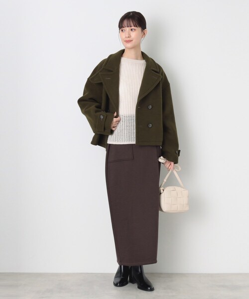 dessin ショートPコートジャケット Dessin ピーコート pコート ショートPコートジャケット