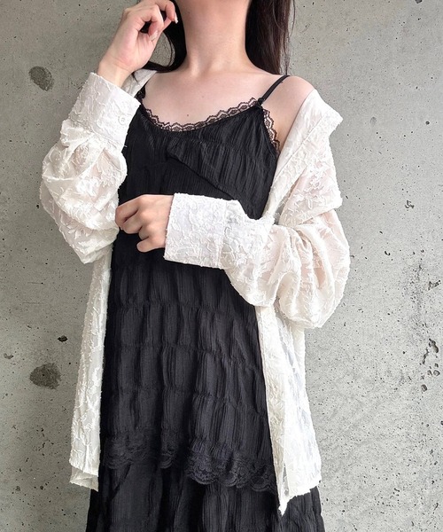 ワンピース フリルティアードキャミワンピース : ZOZOTOWN Yahoo