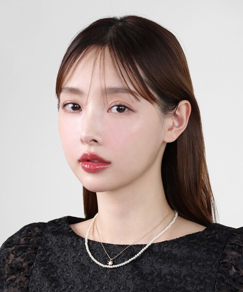 ネックレス BIJOUX＆BABY PEARL NECKLACE 2連セットネックレス レディース