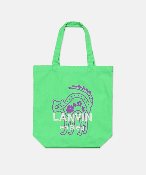 LANVIN トートバッグ グリーン LANVIN en Bleu トートバッグ 「LANVIN ESSENTIAL」COMMINES
