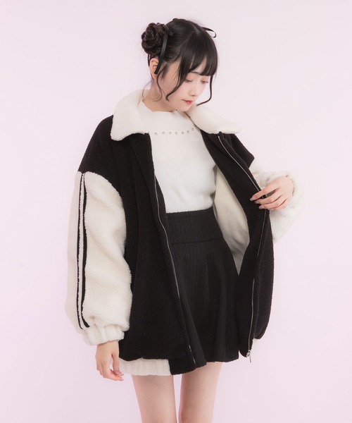 mm20a ボアブルゾン DearMyLoveRose（ディアマイラブローズ） ブルゾン アウター オーバー
