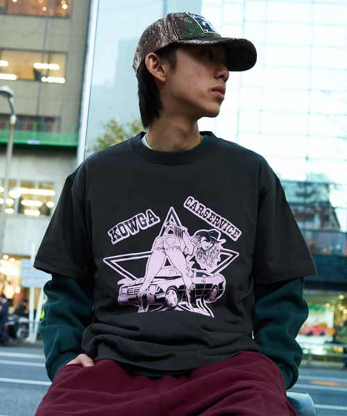 kowga Tシャツ KOWGA tシャツ 「KOWGA / コウガ × CarService カーサービス