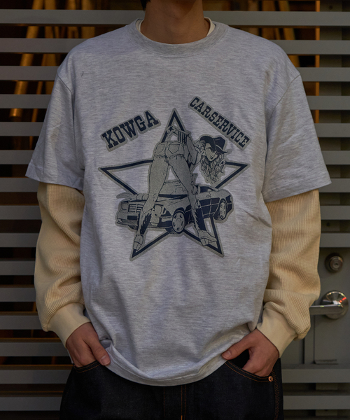 KOWGA Tシャツ KOWGA tシャツ 「KOWGA / コウガ × CarService カーサービス