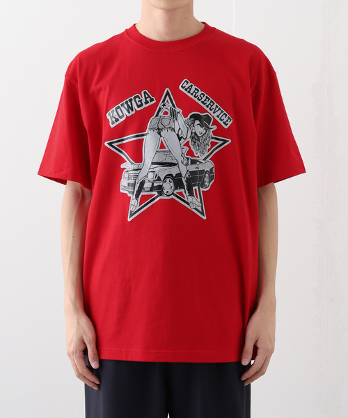 KOWGA コラボTシャツ KOWGA tシャツ 「KOWGA / コウガ × CarService カーサービス