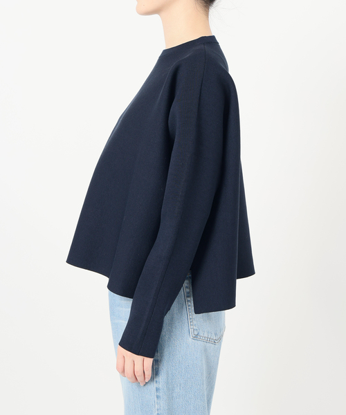 IENA ニット セーター ファインコットンスムースプルオーバー