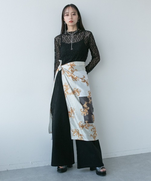 HARE シアーレースタイトトップス HARE tシャツ シアーレースタイトトップス(HARE) レディース