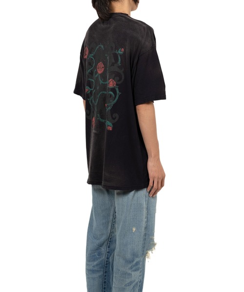KAMIYA “KMY-ROSE” Distressed T-shirt KAMIYA（カミヤ） / “KMY-ROSE” Distressed T-shirt | 公式通販