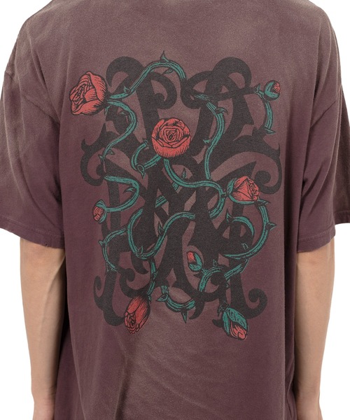 KAMIYA tシャツ “KMY-ROSE” Distressed T-shirt メンズ