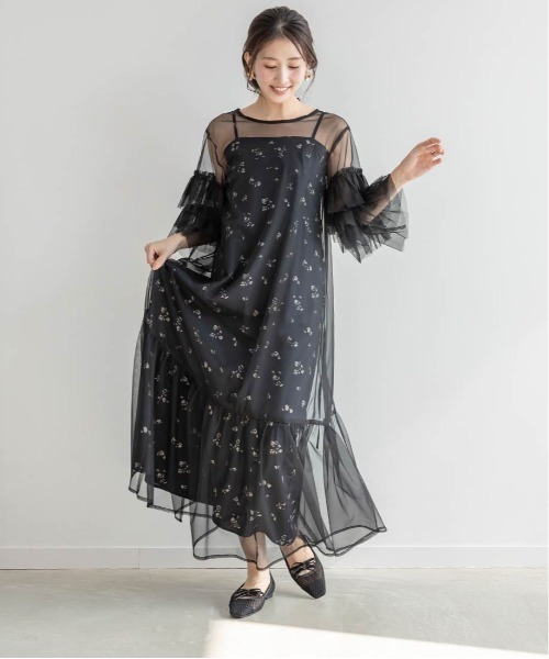 レディースメッシュパンプ半袖　L・ブラック　新品未使用 RANDA（ランダ） パンプス ダブルリボンメッシュフラットパンプス
