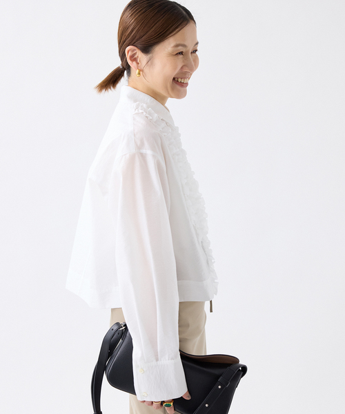 IENA ペタルフリルブラウス(新品　未使用) IENA｜イエナ（レディース／フリルブラウス）の通販｜BAYCREW'S
