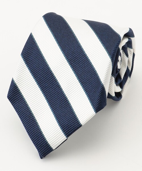 J.PRESS（J.プレス） ネクタイ 「JAPANESE TWILL＆REPPE STRIPE