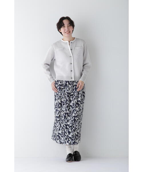 【新品・タグ付き】ギマカーディガン human woman（ヒューマンウーマン） カーディガン 「ウォッシャブル