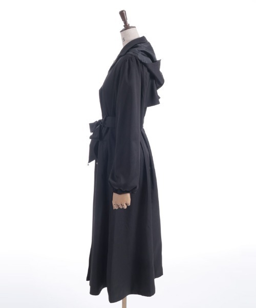 axes femme トレンチコート コート フード付トレンチコート