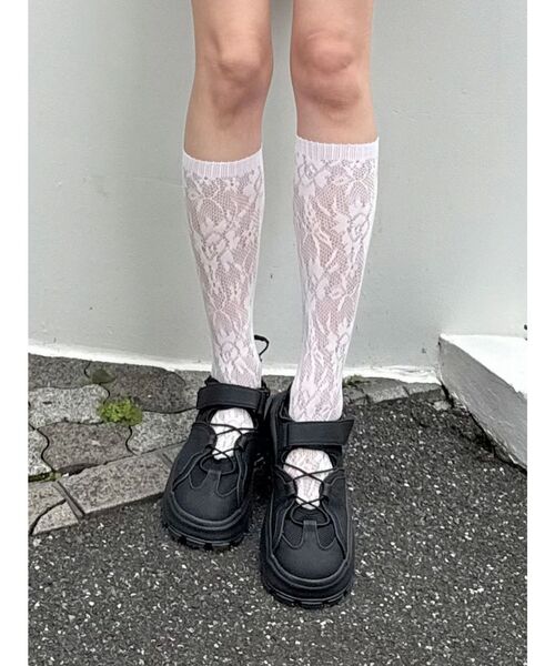 美品EMODA L コードタンクサンダル厚底新作完売品